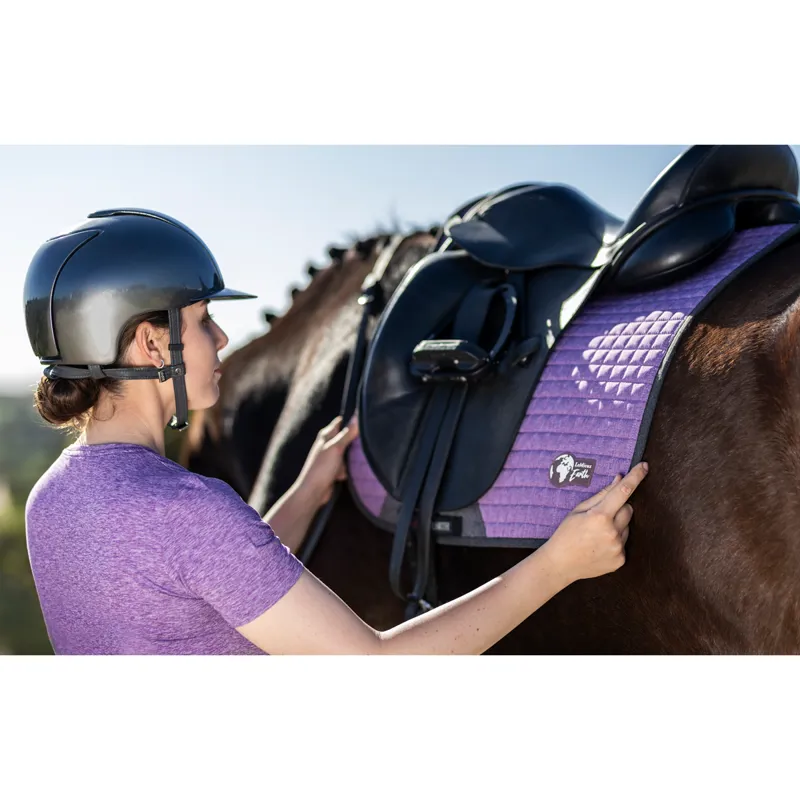 LeMieux Earth Dressage Square - Thistle - Large -4